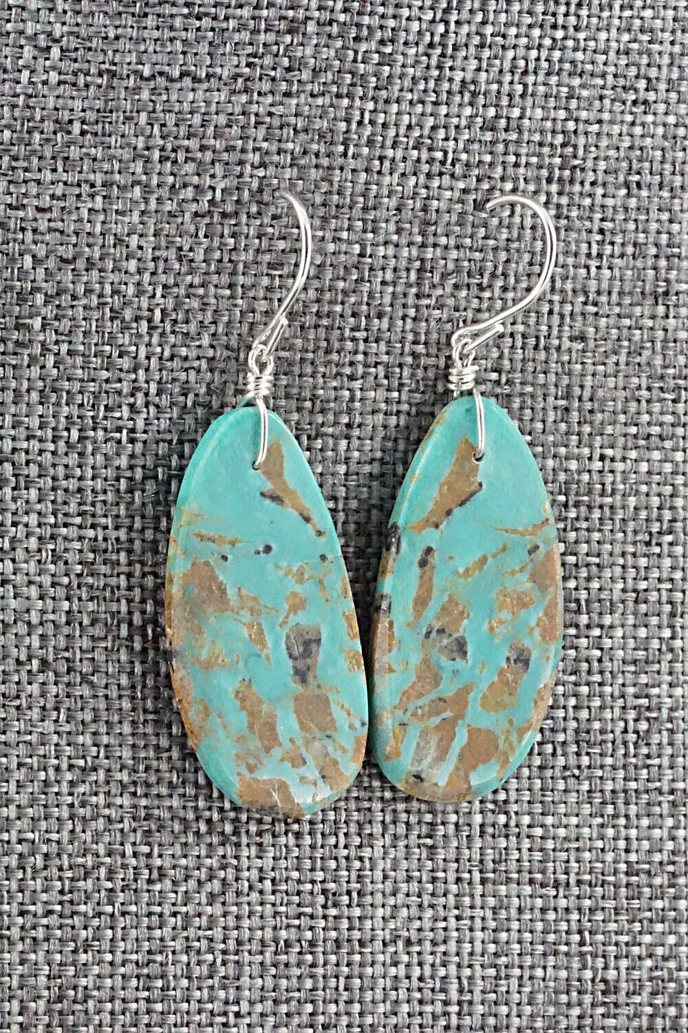 Turquoise & Sterling Silver Earrings - Sharon Abeyta