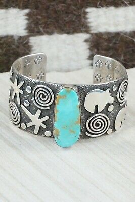 Turquoise and Sterling Silver Bracelet - Alex Sanchez