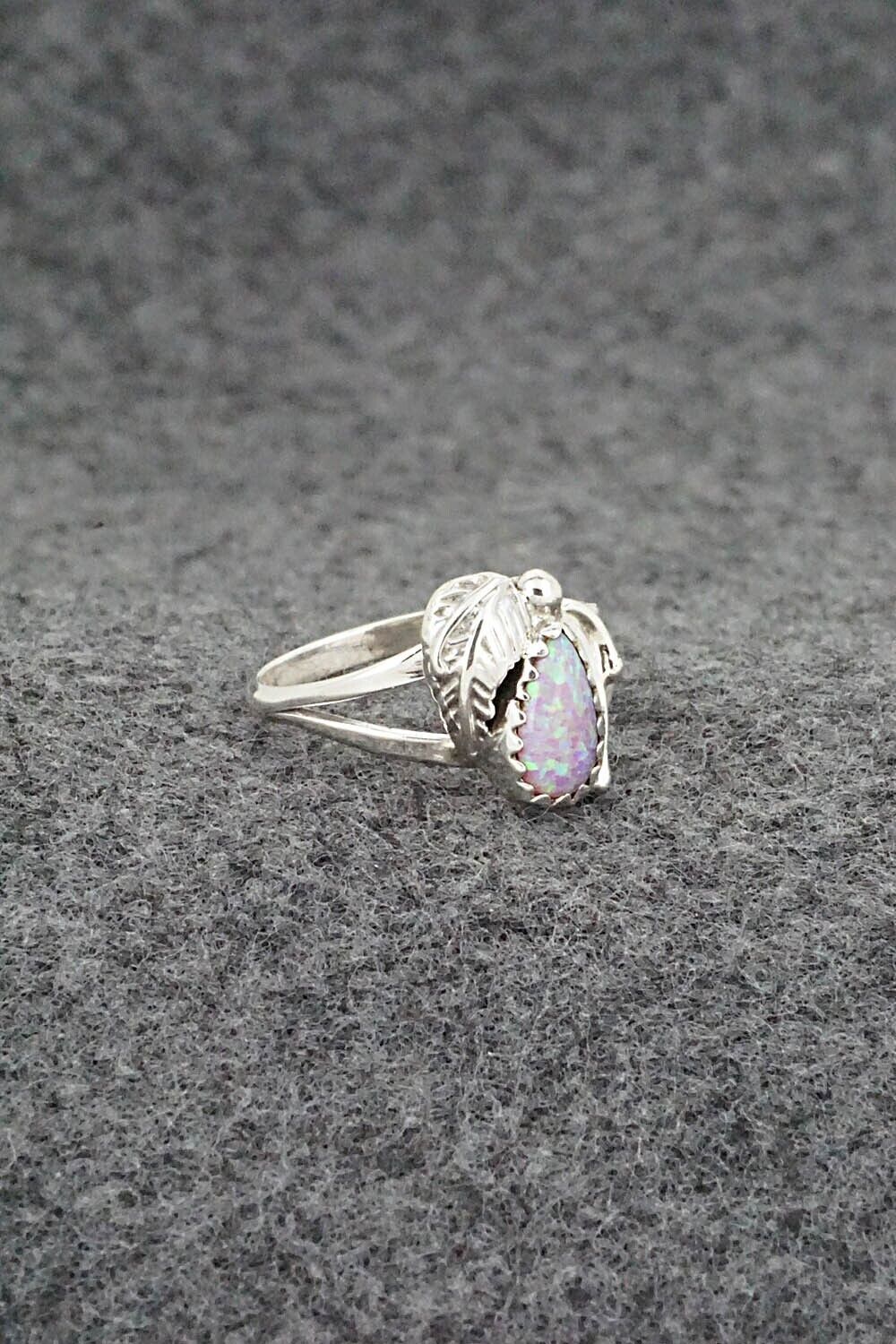 Opalite & Sterling Silver Ring - Letricia Largo - Size 8