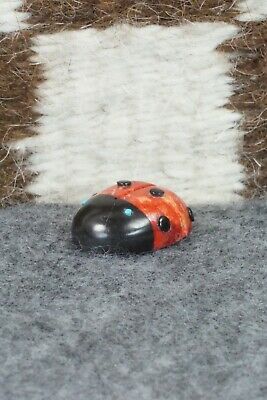 Lady Bug Zuni Fetish Carving - Reynold Lunasee