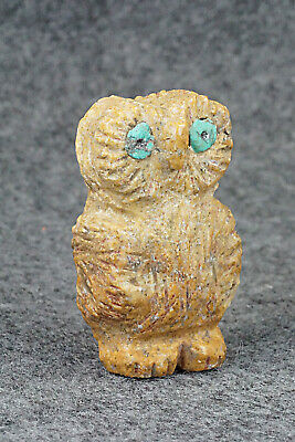 Owl Zuni Fetish Carving - Kevin Quam