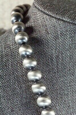 Sterling Silver Navajo Pearl Necklace - Jan Mariano