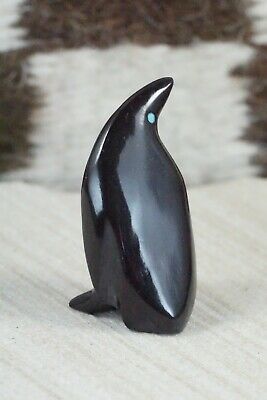 Penguin Zuni Fetish Carving - Calvert Bowannie