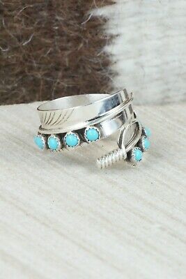 Turquoise & Sterling Silver Ring - Aaron Davis - Size 7.25