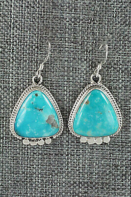 Turquoise & Sterling Silver Earrings - Sharon McCarthy