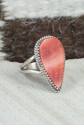 Spiny Oyster and Sterling Silver Ring - Selina Warner - Size 6