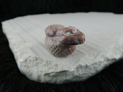 Rattlesnake Zuni Fetish Carving - Farlan Quam - High Lonesome Trading