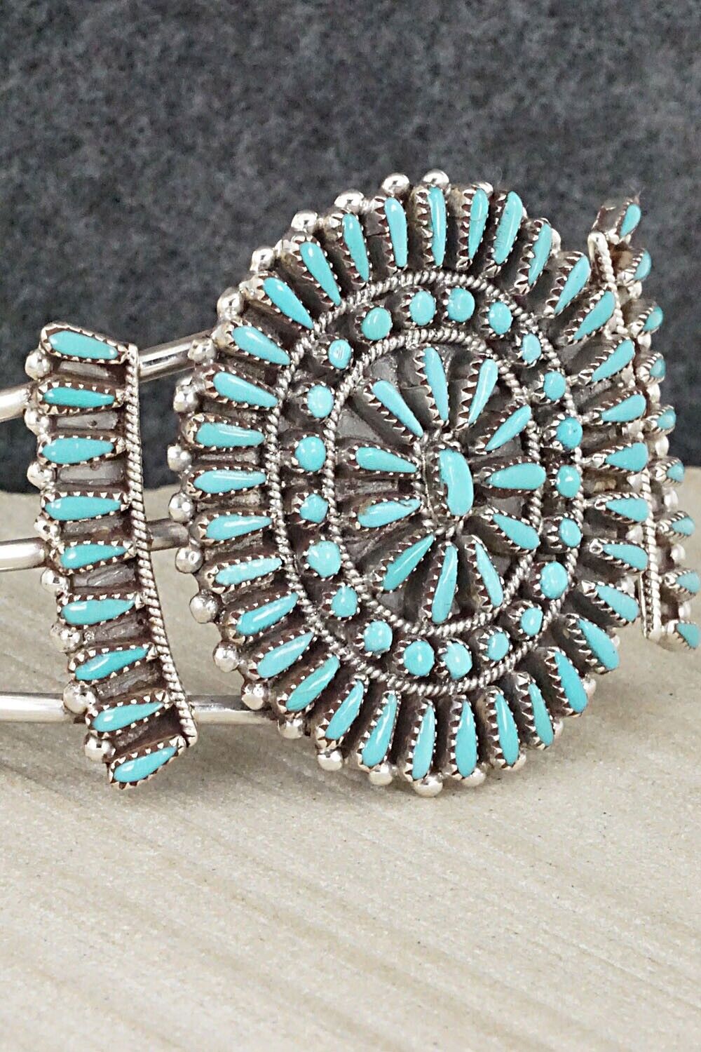 Turquoise & Sterling Silver Bracelet - Judy Wallace