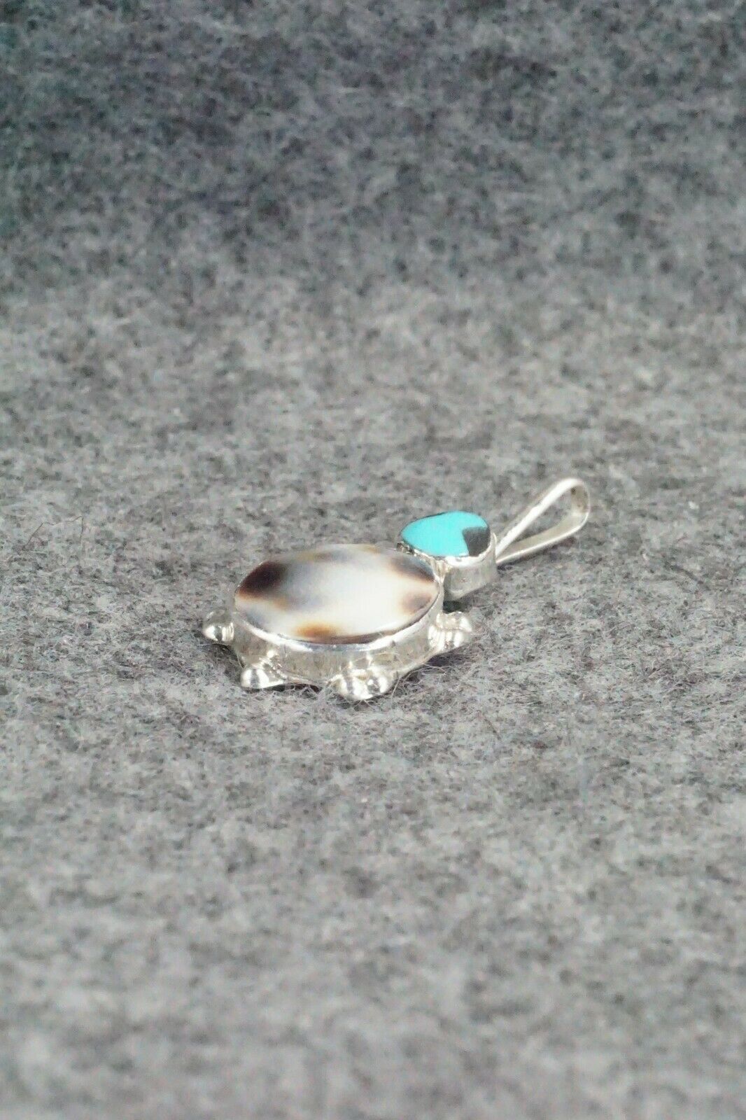 Turquoise & Sterling Silver Pendant - Kathryn Qualo