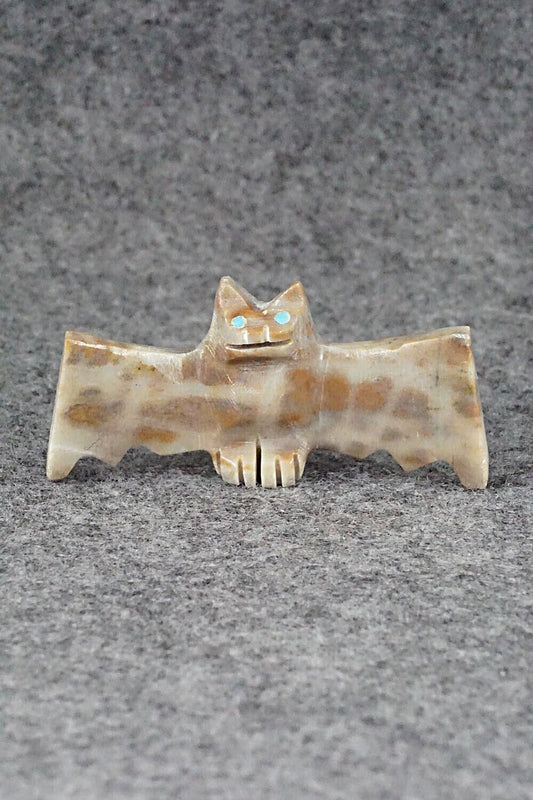 Bat Zuni Fetish Carving - Tim Lementino