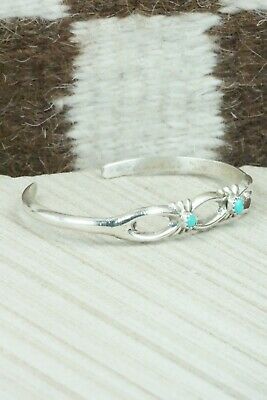 Turquoise & Sterling Silver Bracelet - Navajo