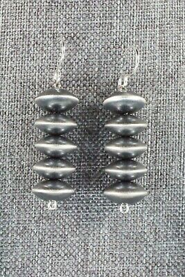 Sterling Silver Navajo Pearl Necklace & Earrings - Tonisha Haley