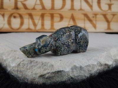 Bear Zuni Fetish Carving - Native American - High Lonesome Trading