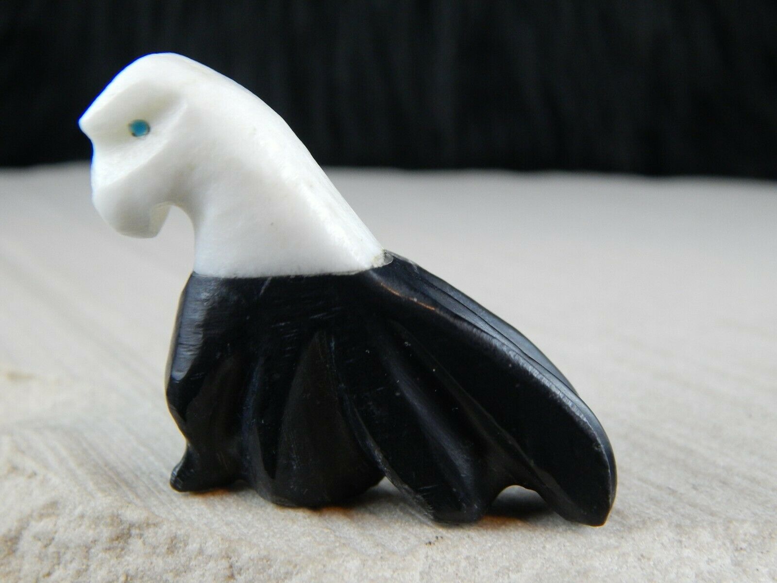 Eagle Zuni Fetish Carving - Kelly Lementino - High Lonesome Trading