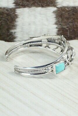 Turquoise & Sterling Silver Bracelet - Bobby Platero
