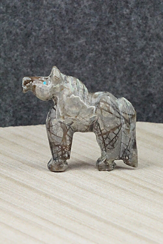 Horse Navajo Fetish Carving - Albert Livingston