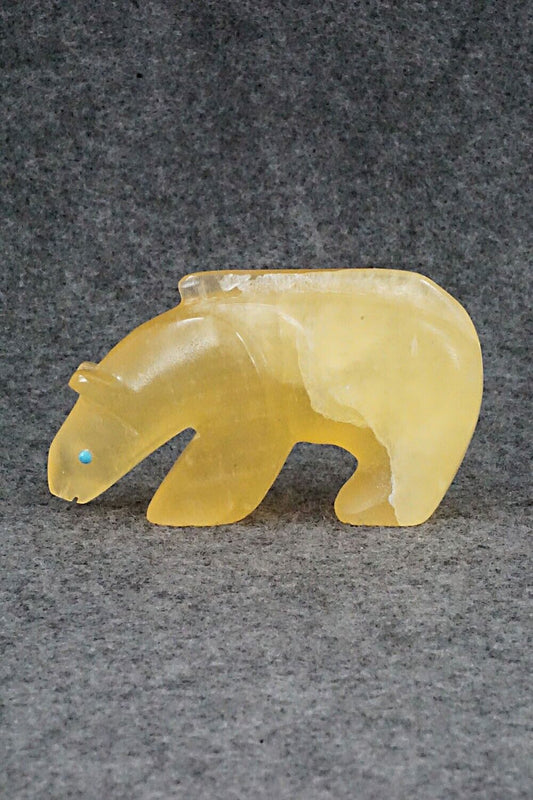 Mountain Lion Zuni Fetish Carving - Ronnie Lunasee