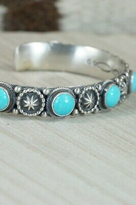 Turquoise & Sterling Silver Bracelet - Bobby Platero