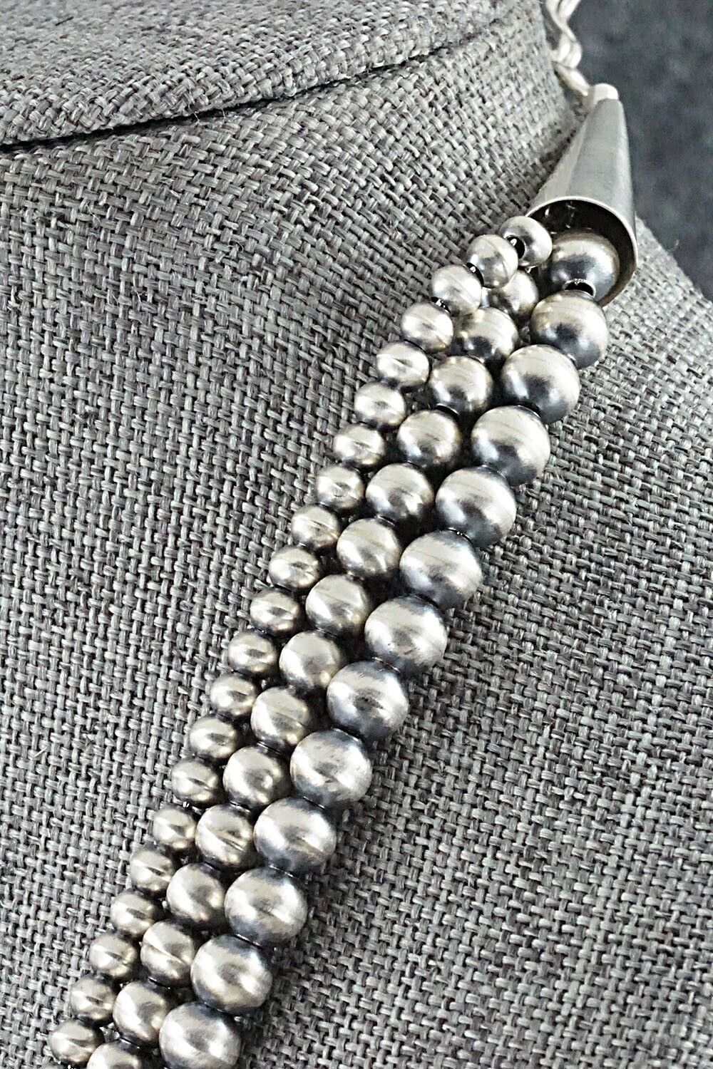 Sterling Silver Navajo Pearl Necklace - Jan Mariano