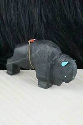 Buffalo Zuni Fetish Carving - Kevin Quam - High Lonesome Trading