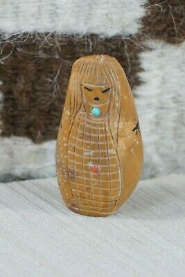Corn Maiden Zuni Fetish Carving - Sandra Quandelacy - High Lonesome Trading