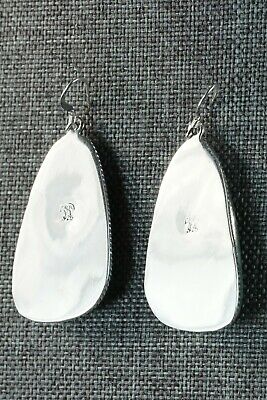 Navajo Turquoise and Sterling Silver Earrings - Verley Betone