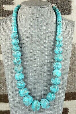 Turquoise & Sterling Silver Necklace - Joe Garcia