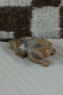 Badger Zuni Fetish Carving - Chris Cellicion - High Lonesome Trading