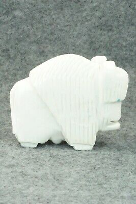 Buffalo Zuni Fetish Carving - Gilbert Lonjose