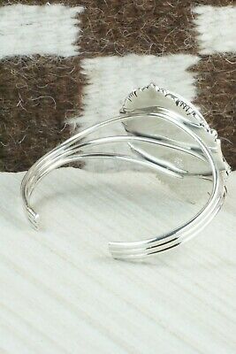 White Buffalo and Sterling Silver Bracelet - Daniel Benally