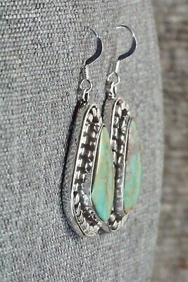 Turquoise and Sterling Silver Earrings - Sharon McCarthy