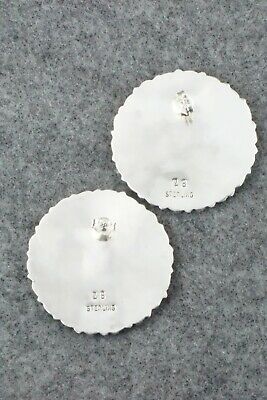 Turquoise & Sterling Silver Earrings - Zeita Begay