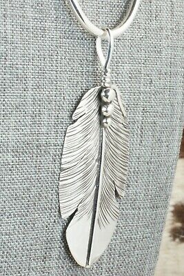 Sterling Silver Feather Necklace - Ben Begay