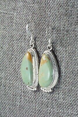 Turquoise & Sterling Silver Earrings - Lee Shorty