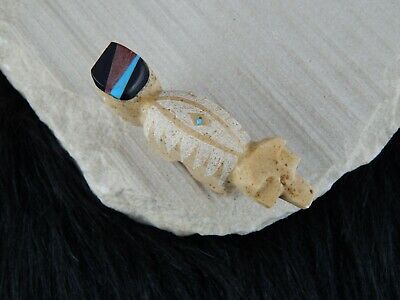 Wolf Zuni Fetish - Brandon Phillips - Zuni Wolf Carving - High Lonesome Trading