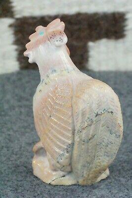 Rooster Zuni Fetish Carving - Derrick Kaamasee - High Lonesome Trading