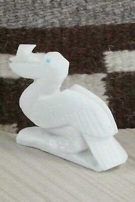 Pelican Zuni Fetish Carving - Derrick Kaamasee