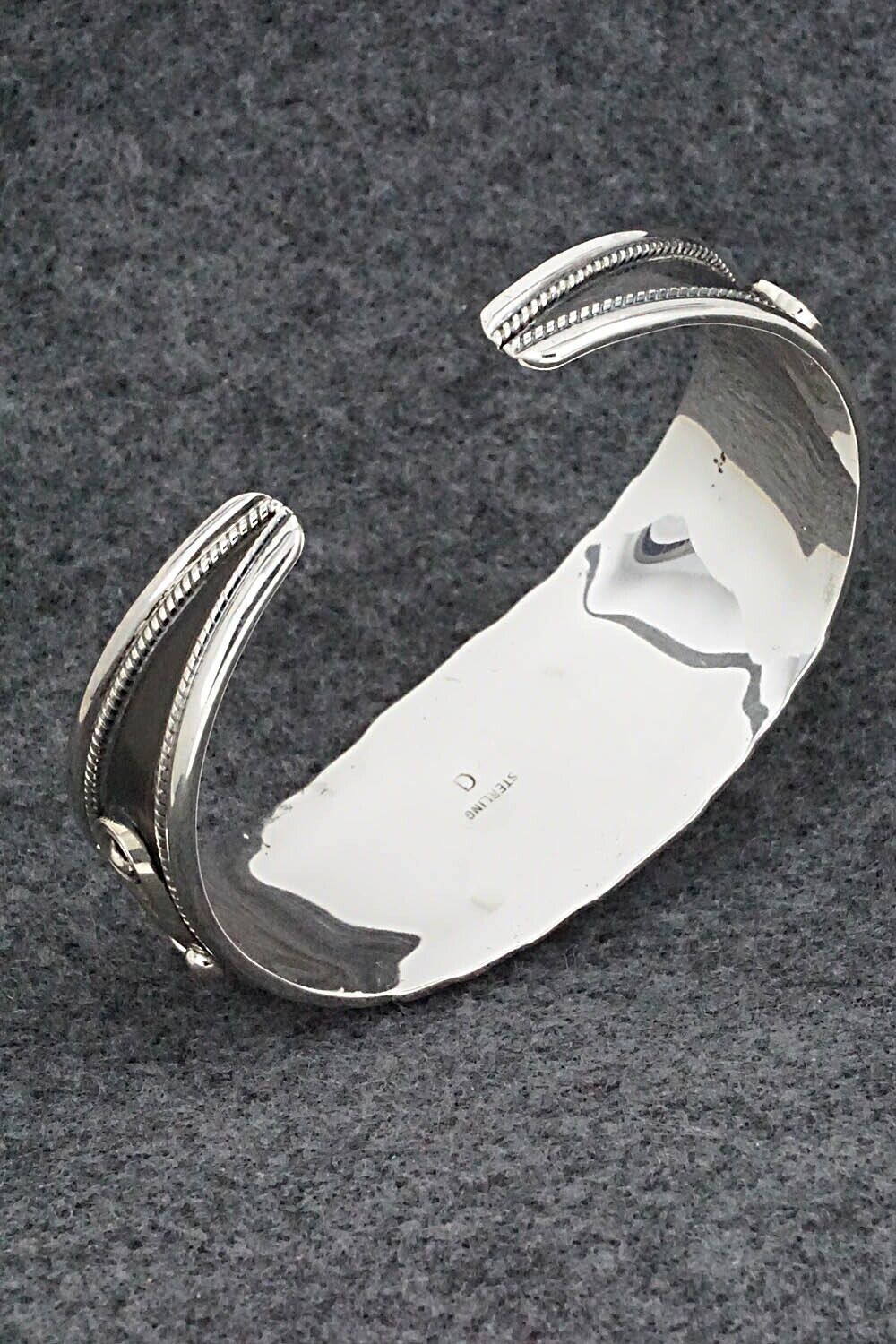 White Buffalo & Sterling Silver Bracelet - Davey Morgan