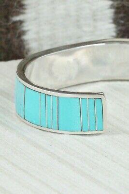 Turquoise & Sterling Silver Bracelet - Viann Haloo - High Lonesome Trading
