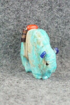 Buffalo Zuni Fetish Carving - Kevin Quam