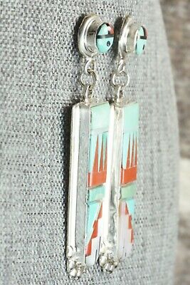 Multi Stone & Sterling Silver Earrings - Patty Edaakie