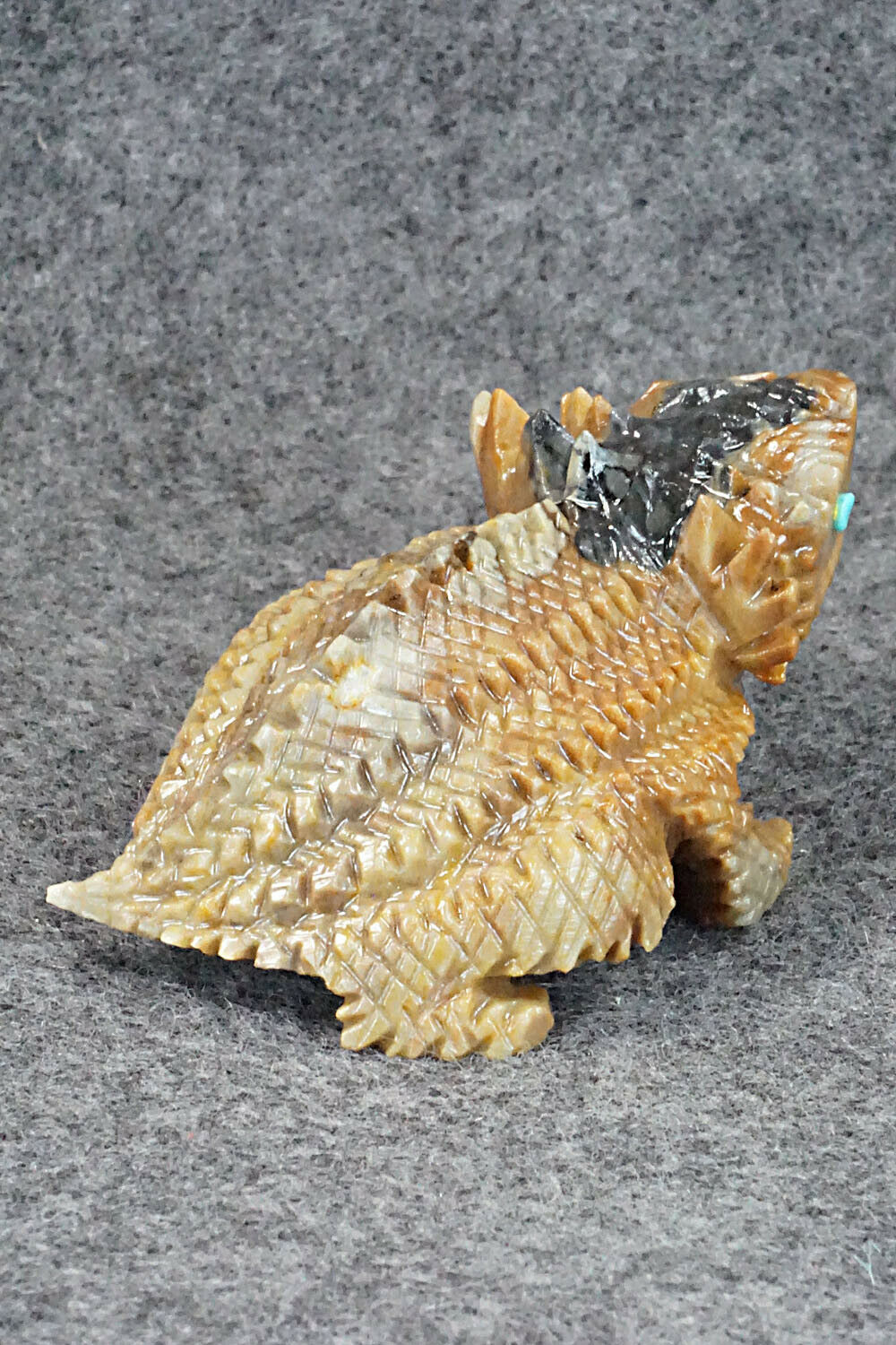 Horned Toad Zuni Fetish Carving - Alvin Haloo