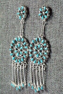 Turquoise & Sterling Silver Earrings - Tricia Leekity