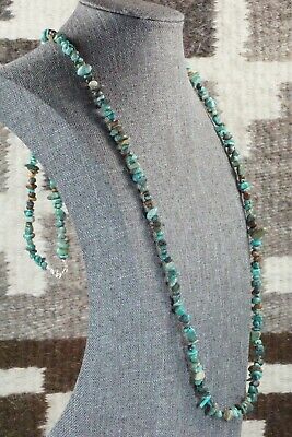 Turquoise & Sterling Silver Necklace - Navajo