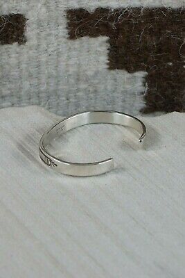 Navajo Sterling Silver Bracelet - Bruce Morgan - High Lonesome Trading