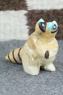Racoon Zuni Fetish Carving - Enrike Leekya
