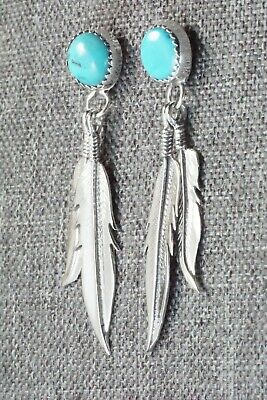 Turquoise and Sterling Silver Earrings - Sharon McCarthy