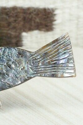 Rainbow Trout Zuni Fetish Carving - Bernard Laiwakete