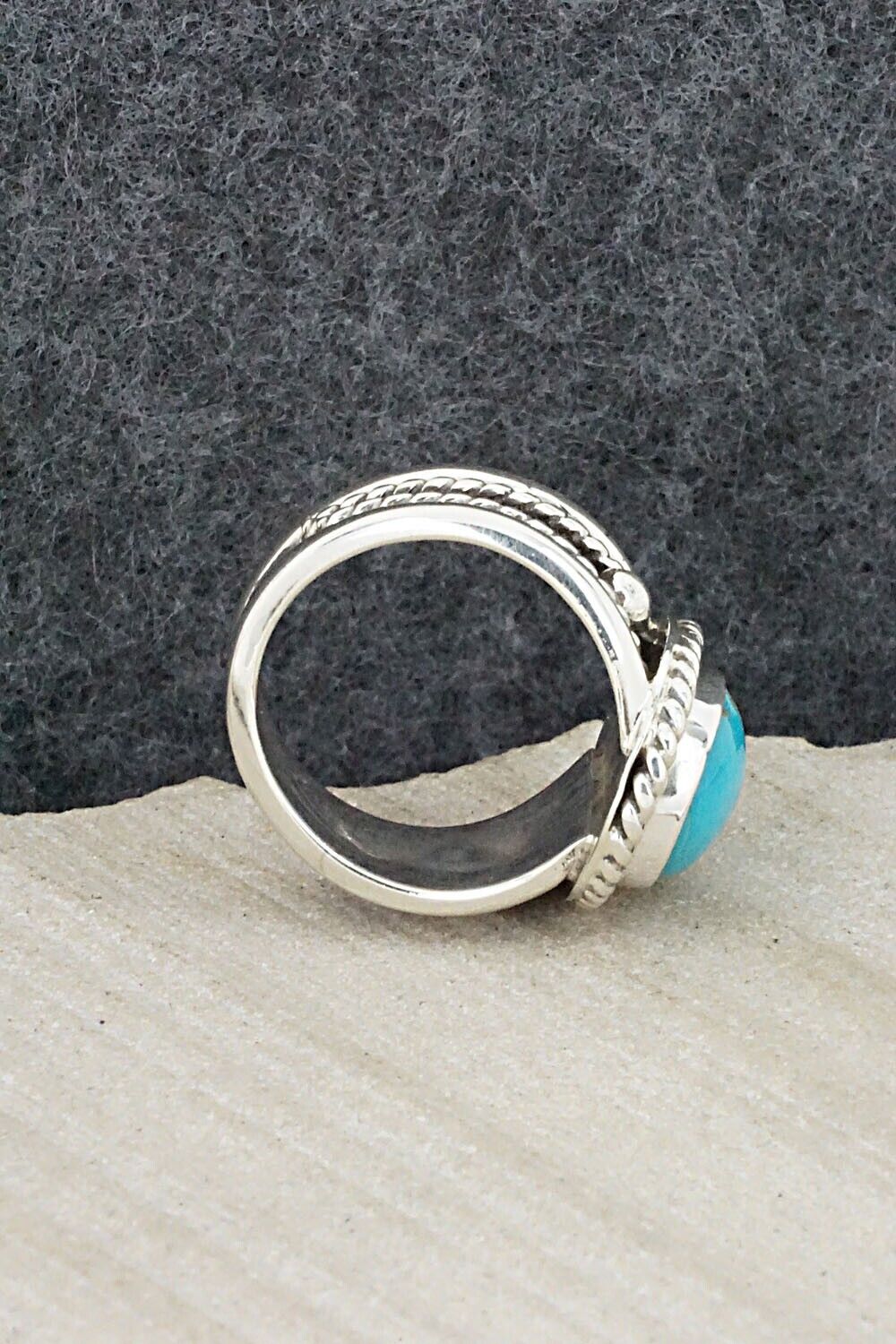 Turquoise & Sterling Silver Ring - Thomas Yazzie - Size 5.5
