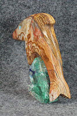 Dolphin Zuni Fetish Carving - Justin Natewa